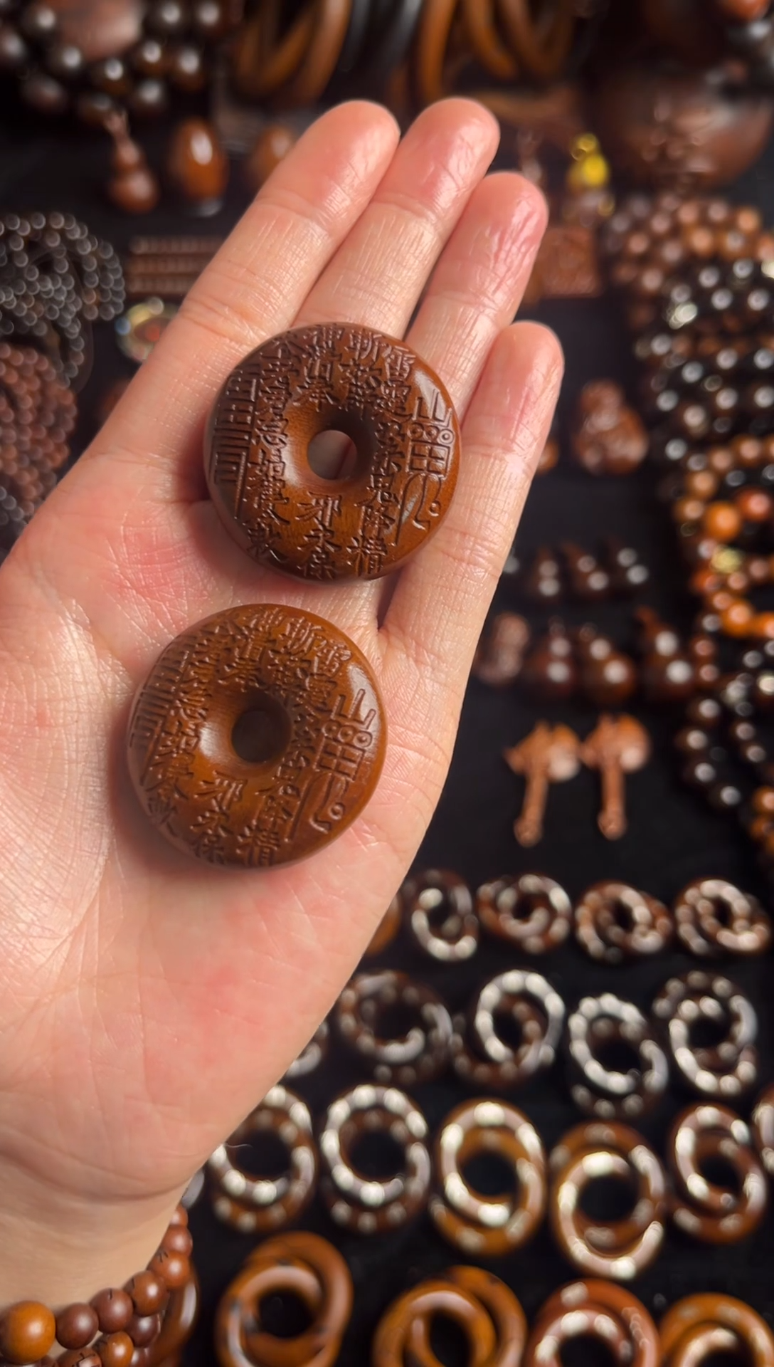 枣木雷击枣木老料山花扣扣