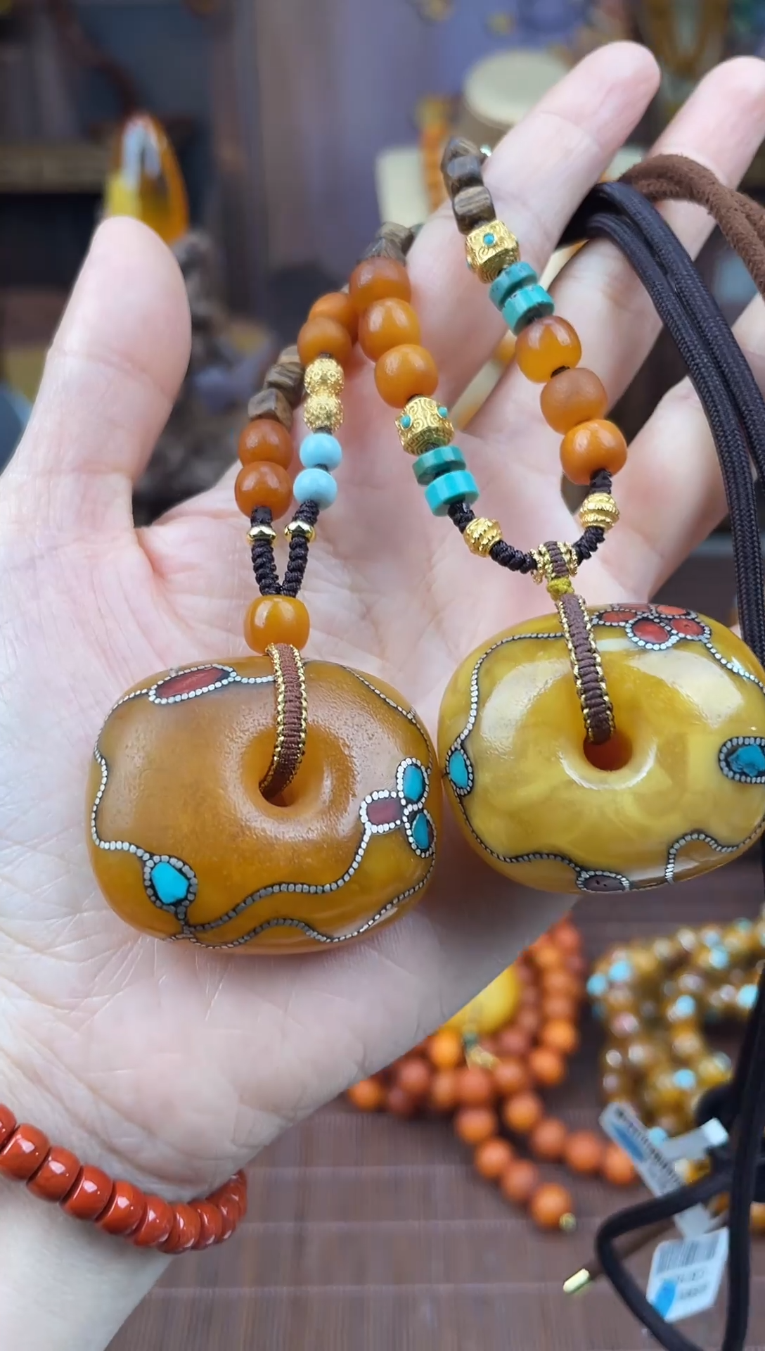 裸石琥珀未镶嵌多样性发货1，假一赔4