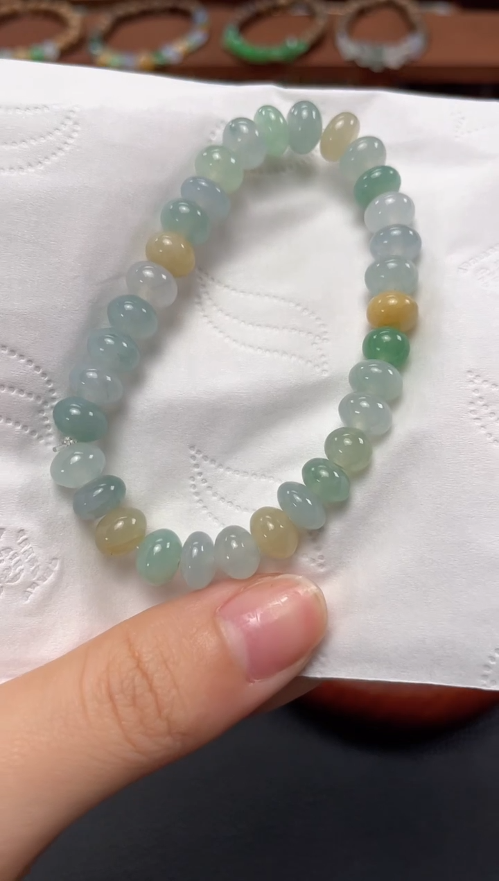 【闪购商品】翡翠套链未镶嵌一个  JK325