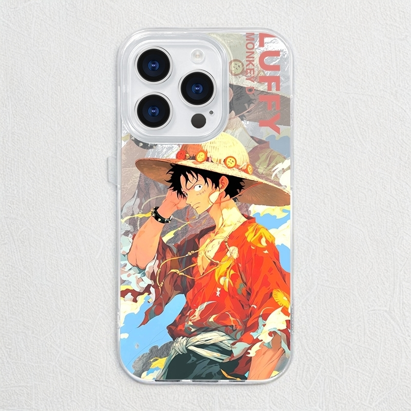 草帽小子海贼王路飞手机壳适用苹果iPhone15/16小米华为防摔oppo