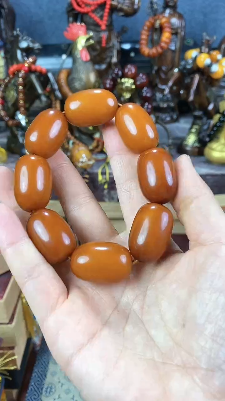 【闪购商品】蜜蜡手链未镶嵌猪妹精品专属链接