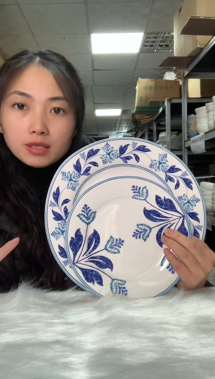 【闪购商品】瓷片CC554陶瓷没有完美无瑕陶瓷两件套