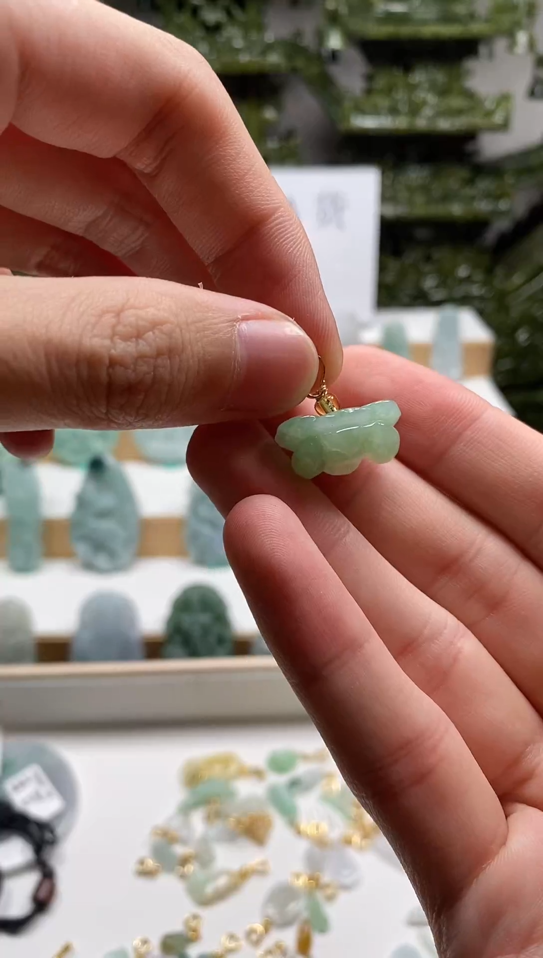 【闪购商品】翡翠颈饰未镶嵌吊坠73