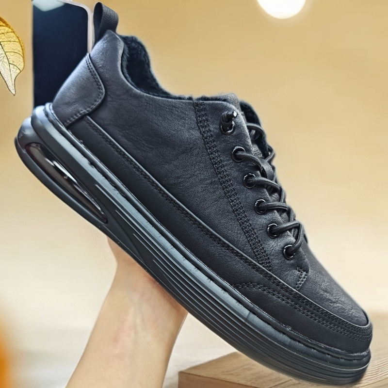 防滑极简英伦风加绒耐磨休闲皮鞋板鞋百搭2160