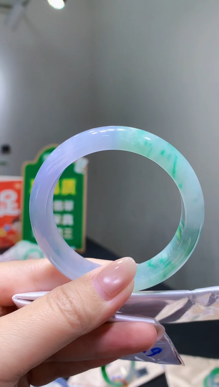 未镶嵌手镯翡翠K400天然A货缅甸翡翠57.2