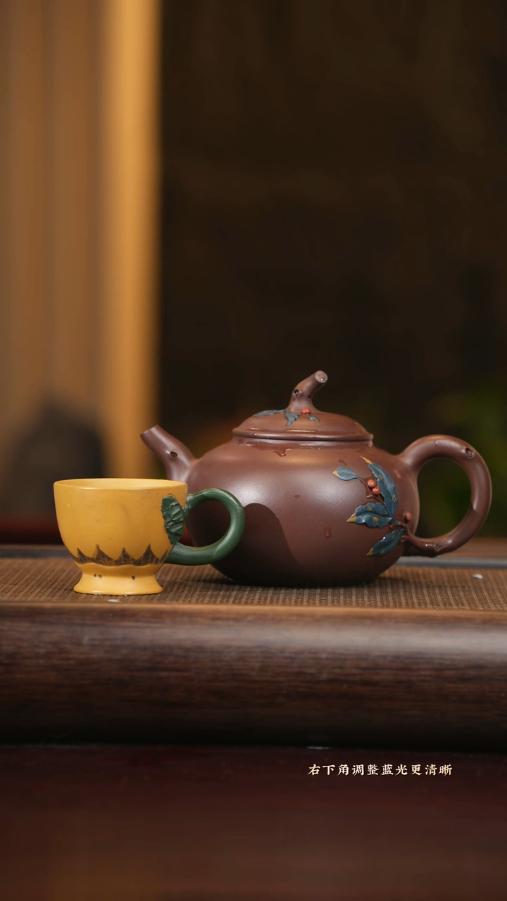 【闪购商品】紫砂茶壶jyh 菩提 紫泥 360+杯