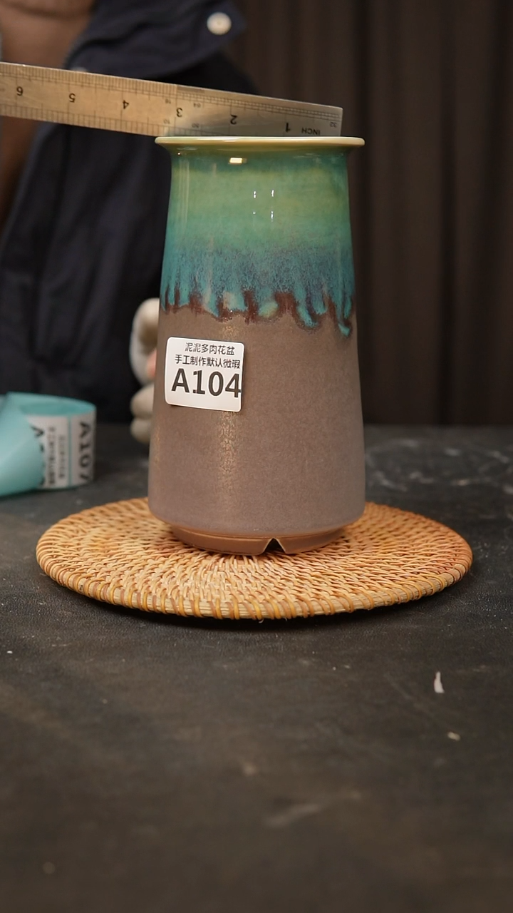 【闪购商品】瓷片景德镇手工花盆