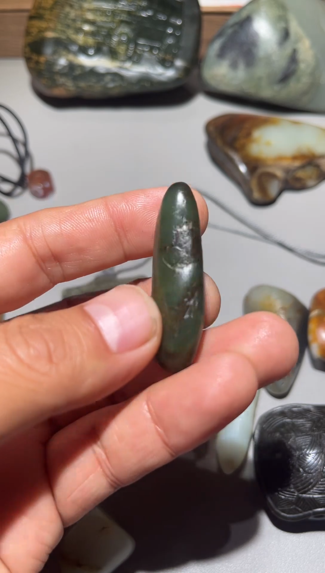 未镶嵌和田玉（子料）挂件和田玉籽料原石