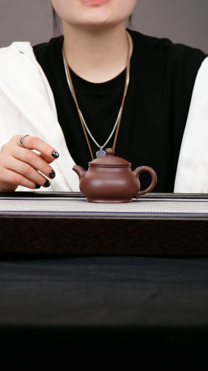 【闪购商品】紫砂茶壶潘壶三号井底槽青