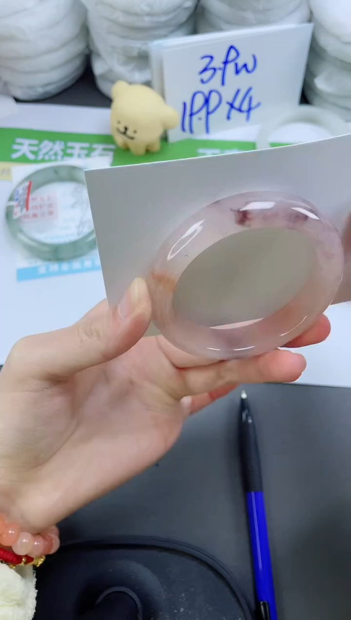 【闪购商品】石英质玉手镯未镶嵌193-52.4