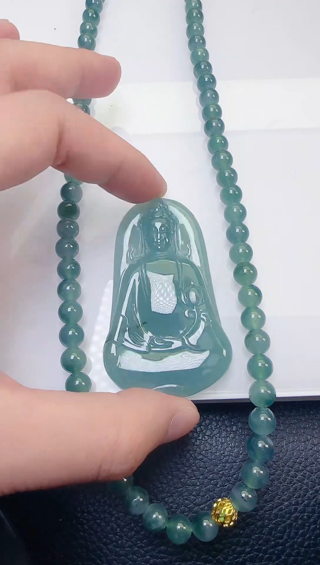 颈饰未镶嵌翡翠天然A货翡翠  多样性随机发其一