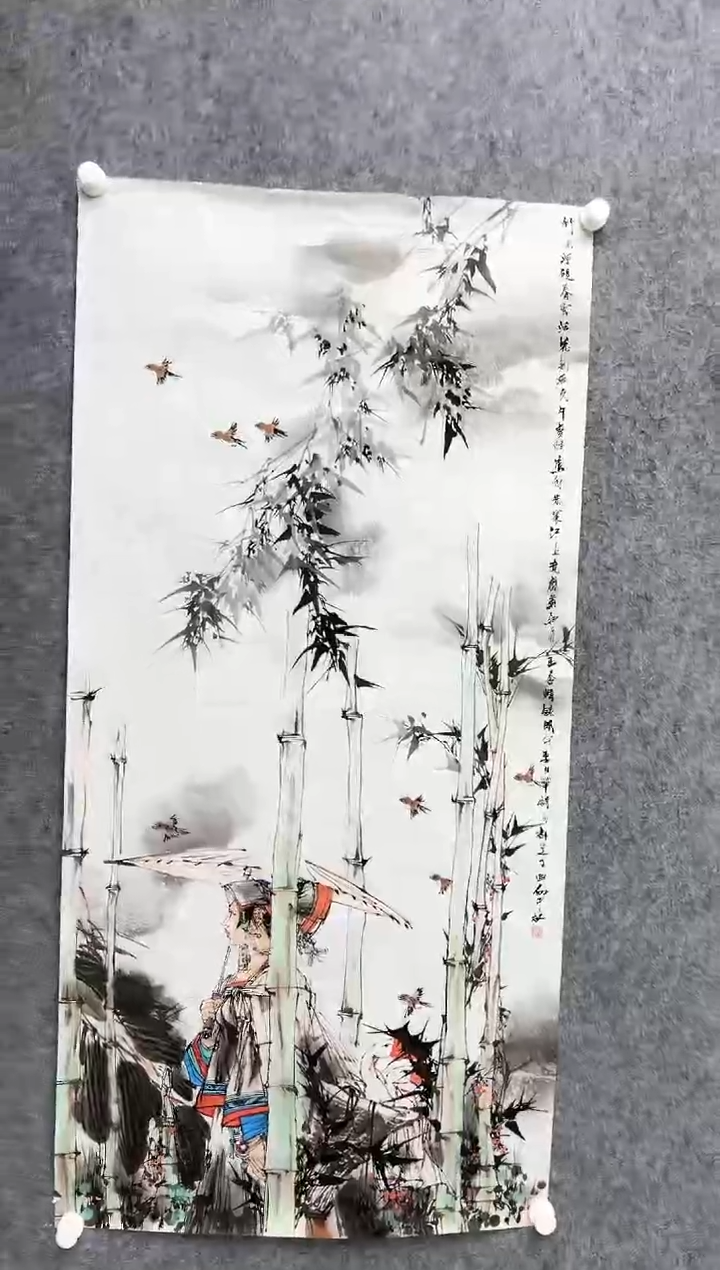 【闪购商品】绘画刘向平-国画-8平尺