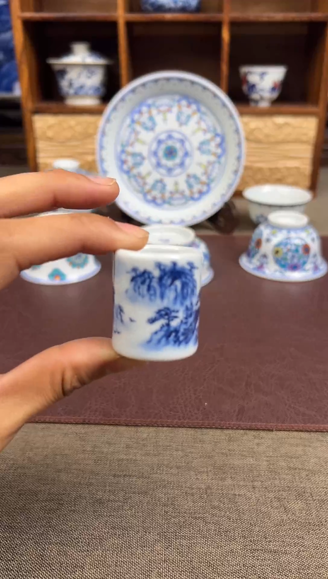 【闪购商品】杯子溪山酌茗陶瓷杯