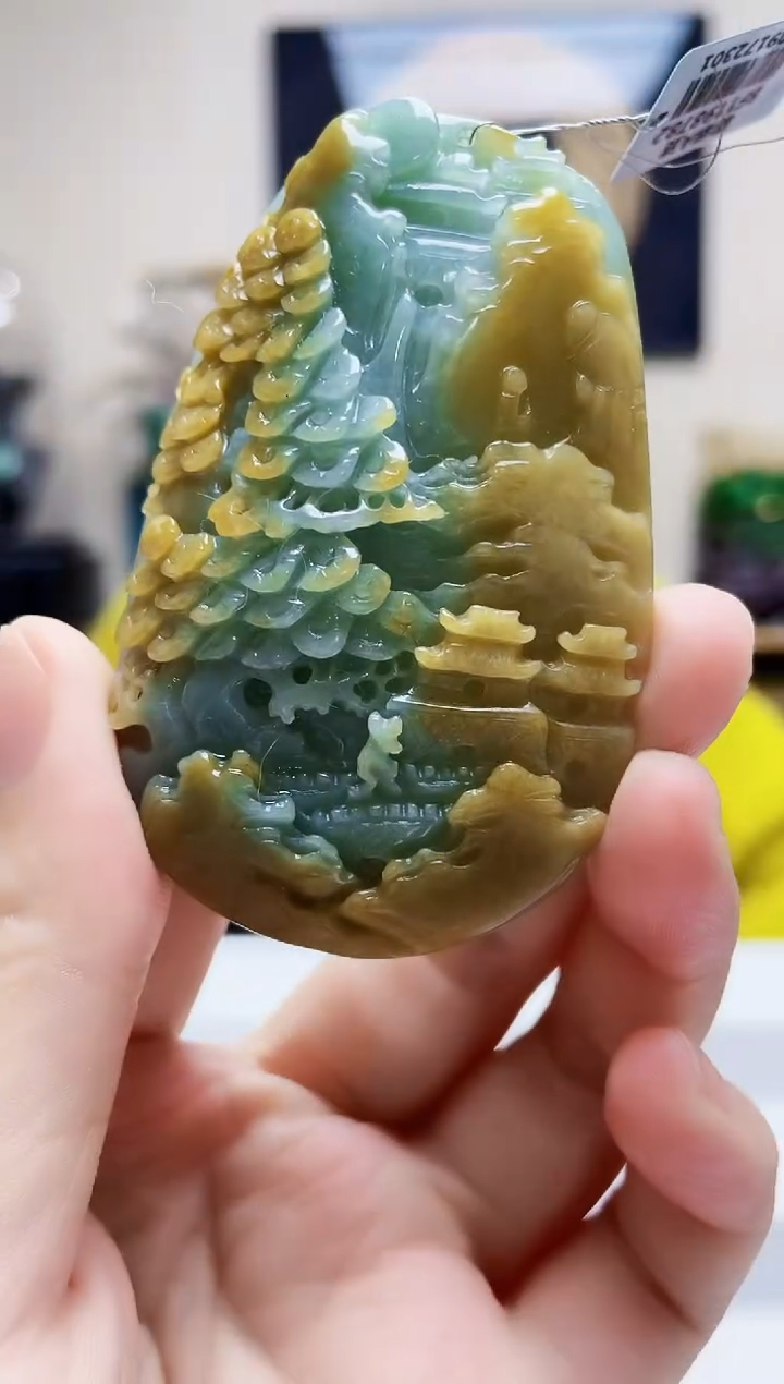 未镶嵌定制翡翠吊坠166