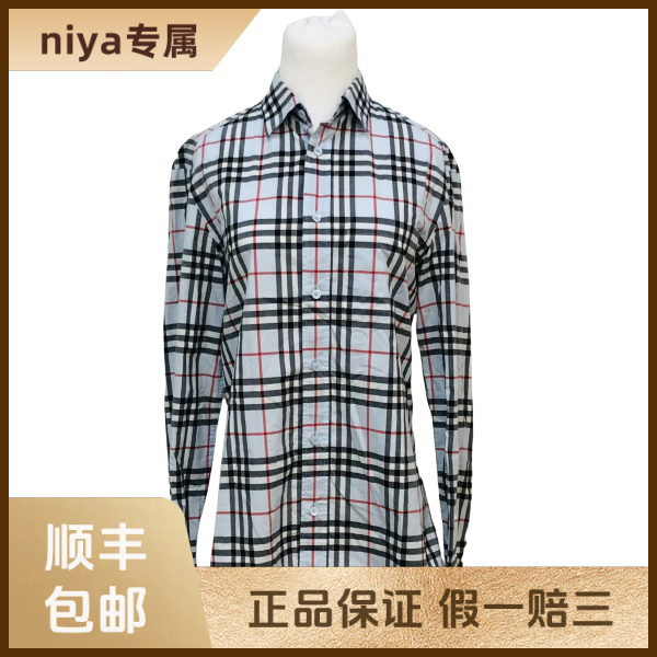 妃鱼/博柏利/棉/衬衫/95新/凡3/8