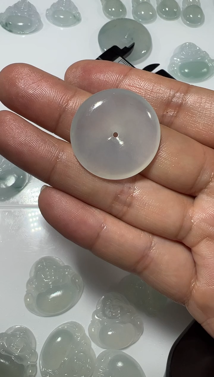 未镶嵌定制翡翠扣子