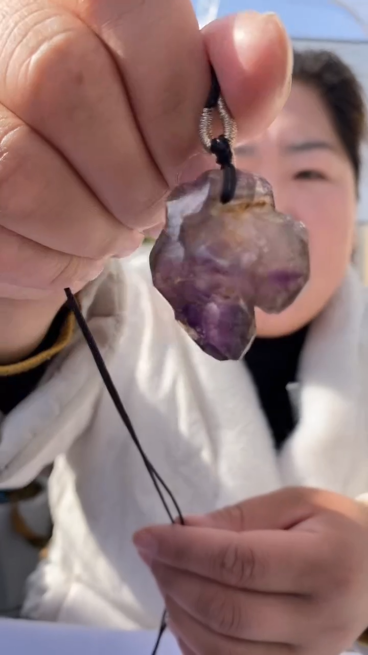 【闪购商品】水晶吊坠未镶嵌超七原石吊坠D755