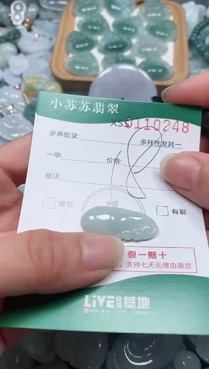 【闪购商品】翡翠颈饰未镶嵌闪购商品0110248