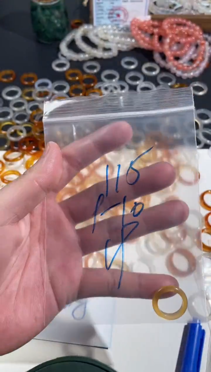 【闪购商品】玛瑙/玉髓戒指未镶嵌115