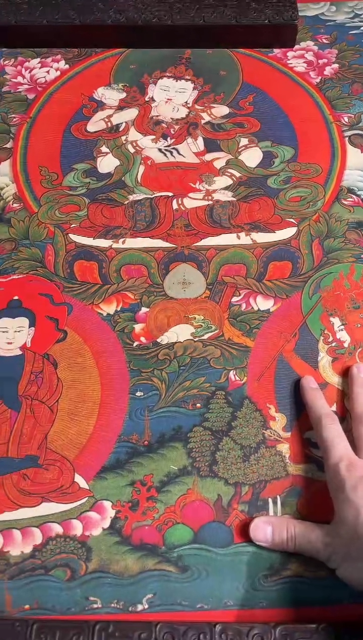 卷轴画曦曦的唐卡tk160