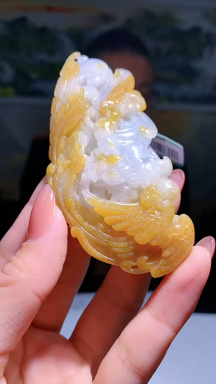 【闪购商品】定制翡翠未镶嵌1007hm-毛货挂件53