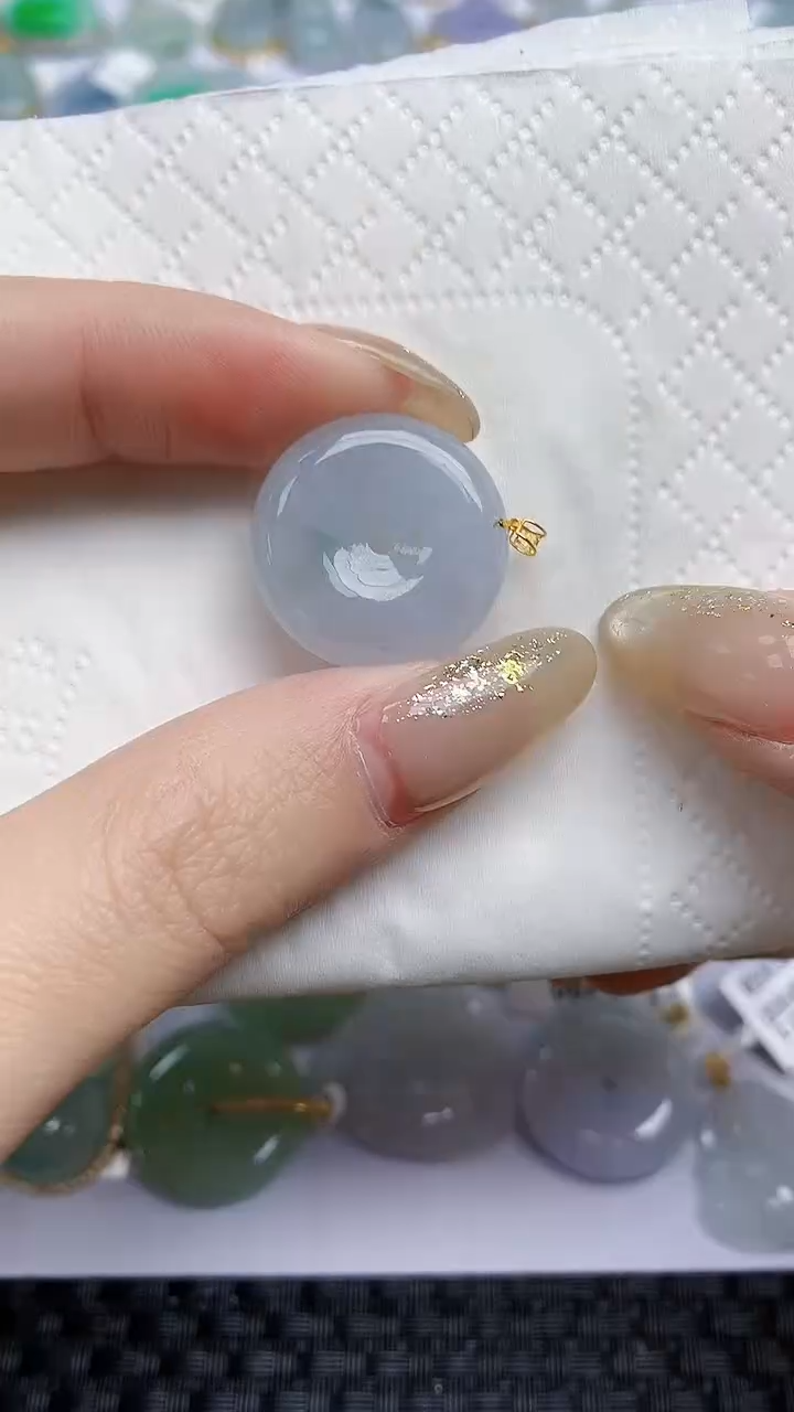 【闪购商品】翡翠颈饰未镶嵌天然A货翡翠 46