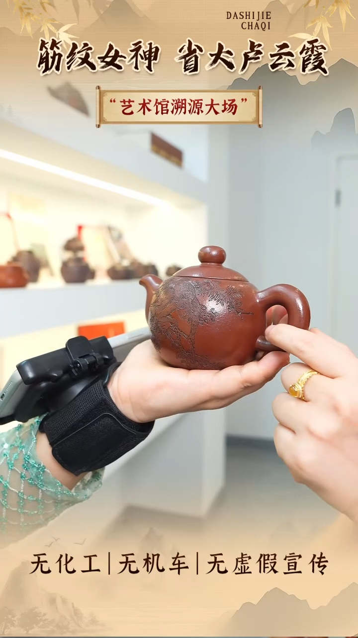 茶壶紫砂卢云霞 紫袍玉砂  芙蓉珠