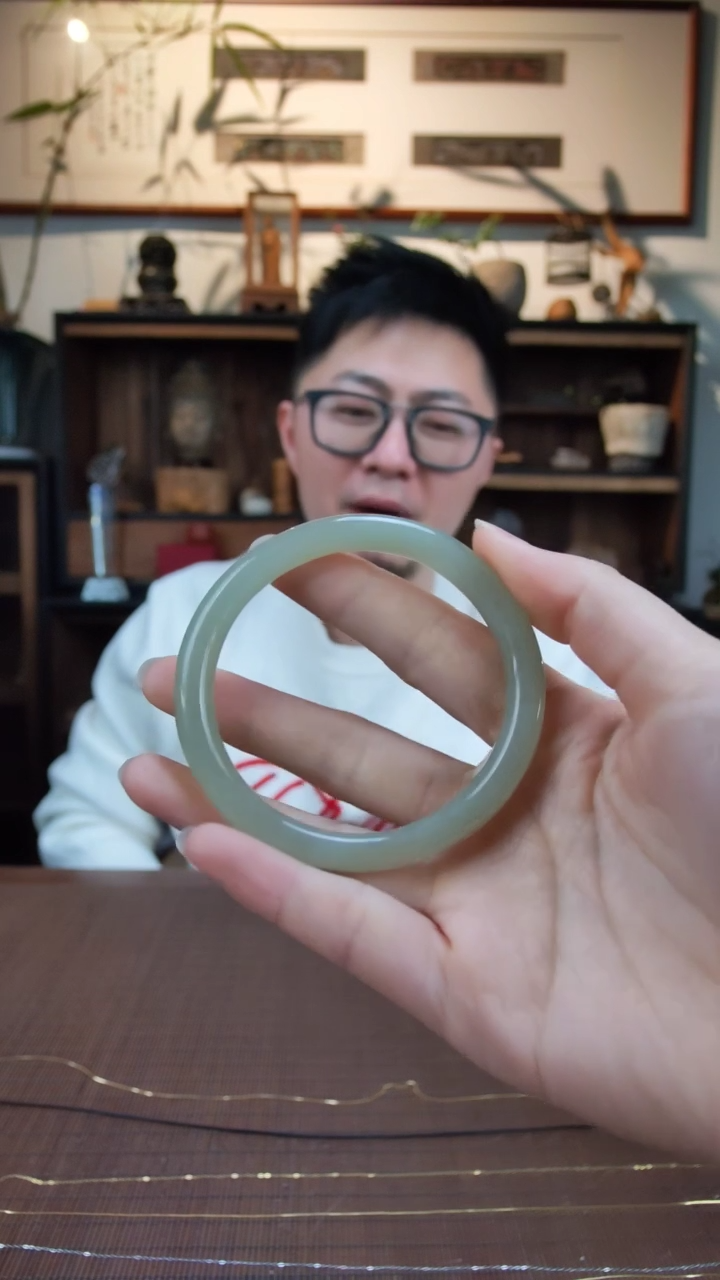 【闪购商品】和田玉手镯未镶嵌05和田玉手镯58#QC