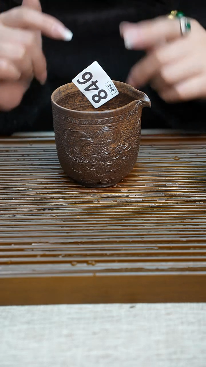 纯手工粗陶茶具每一只不一样