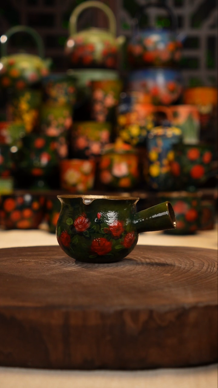 油画 釉下彩  杯子