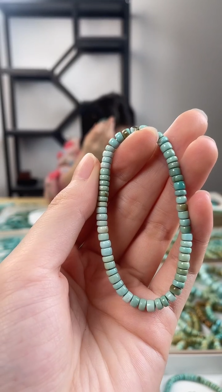 【闪购商品】未镶嵌绿松石珠宝奇石4.7+mm