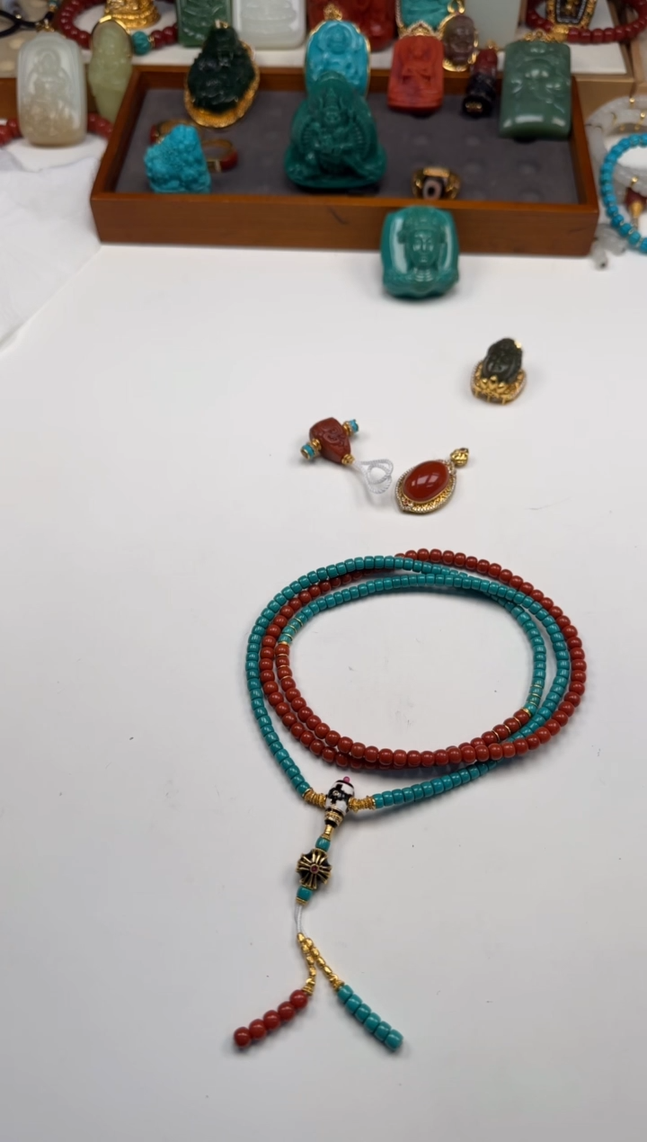 18K金镶嵌配饰配饰南红玛瑙杨**～配饰配饰