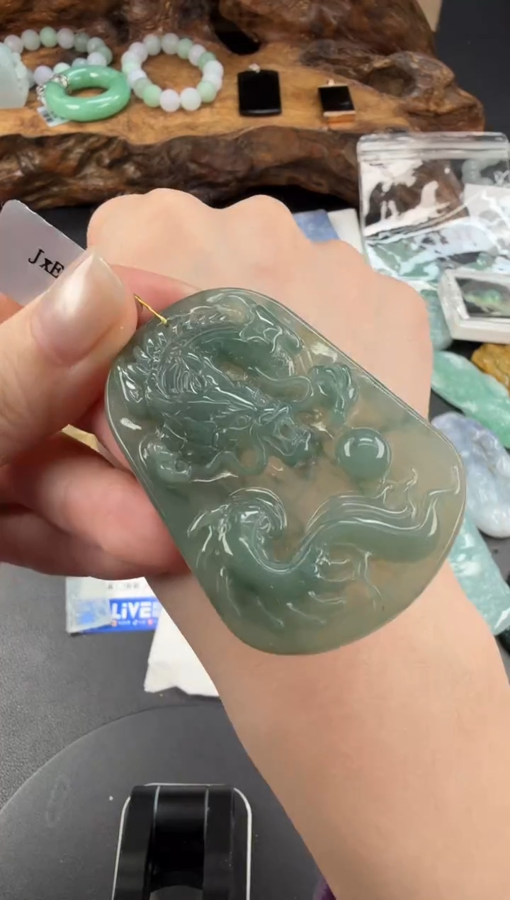 吊坠(不含链)未镶嵌翡翠翡翠饰品-219
