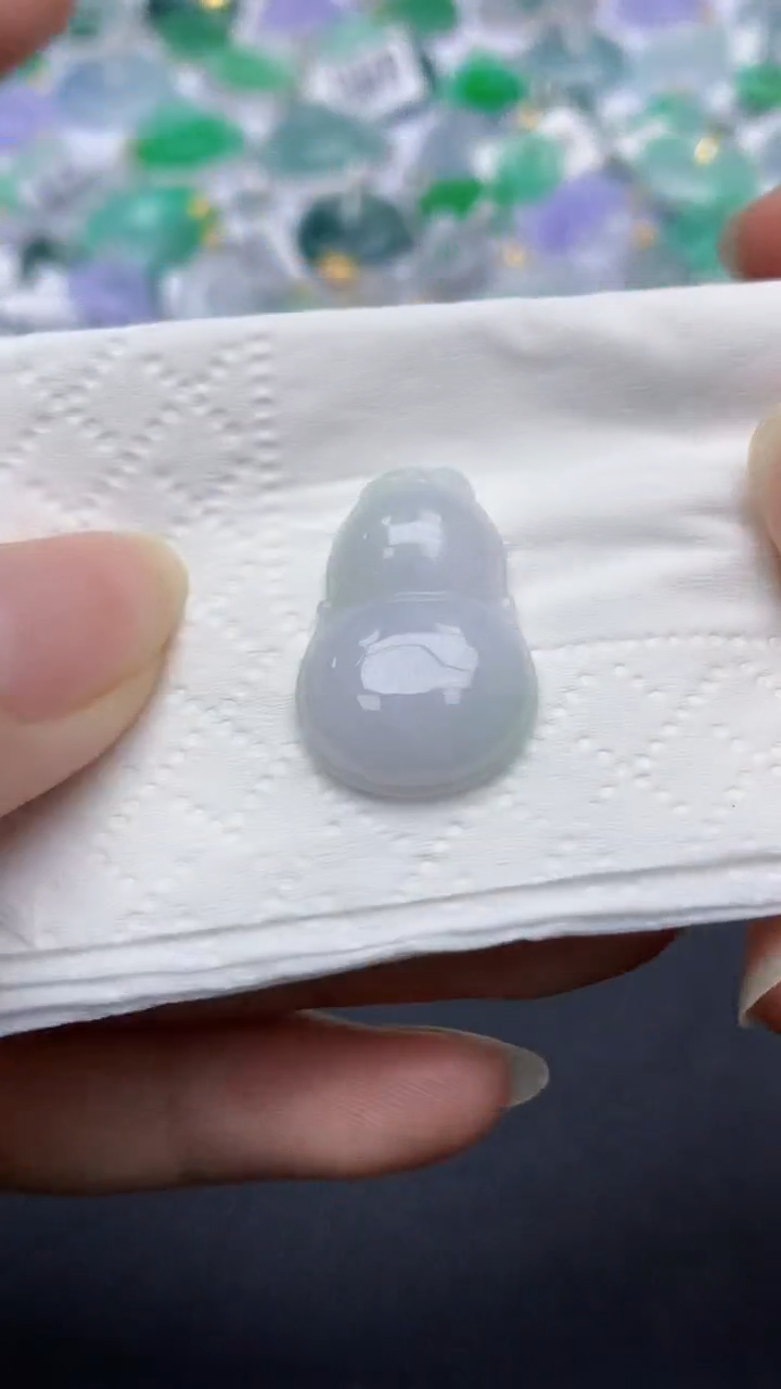 翡翠未镶嵌颈饰天然缅甸a货翡翠