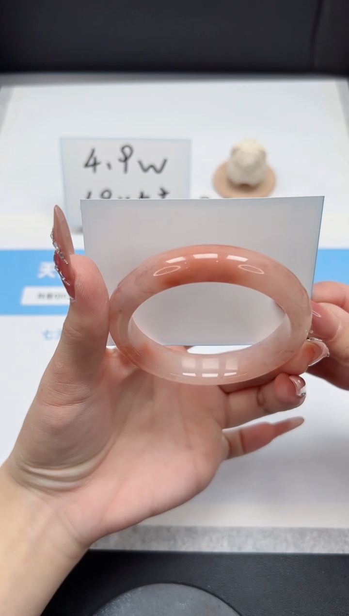 【闪购商品】石英质玉手镯未镶嵌283/桃花58