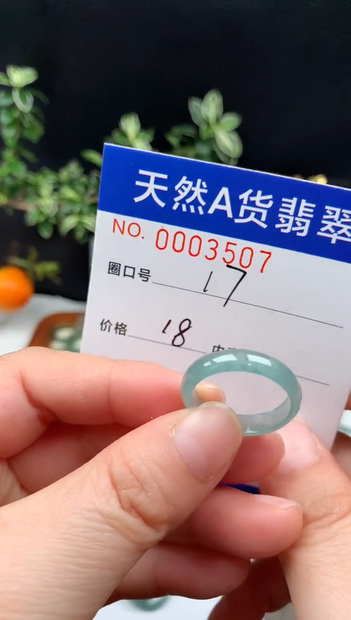 未镶嵌戒指翡翠17#
