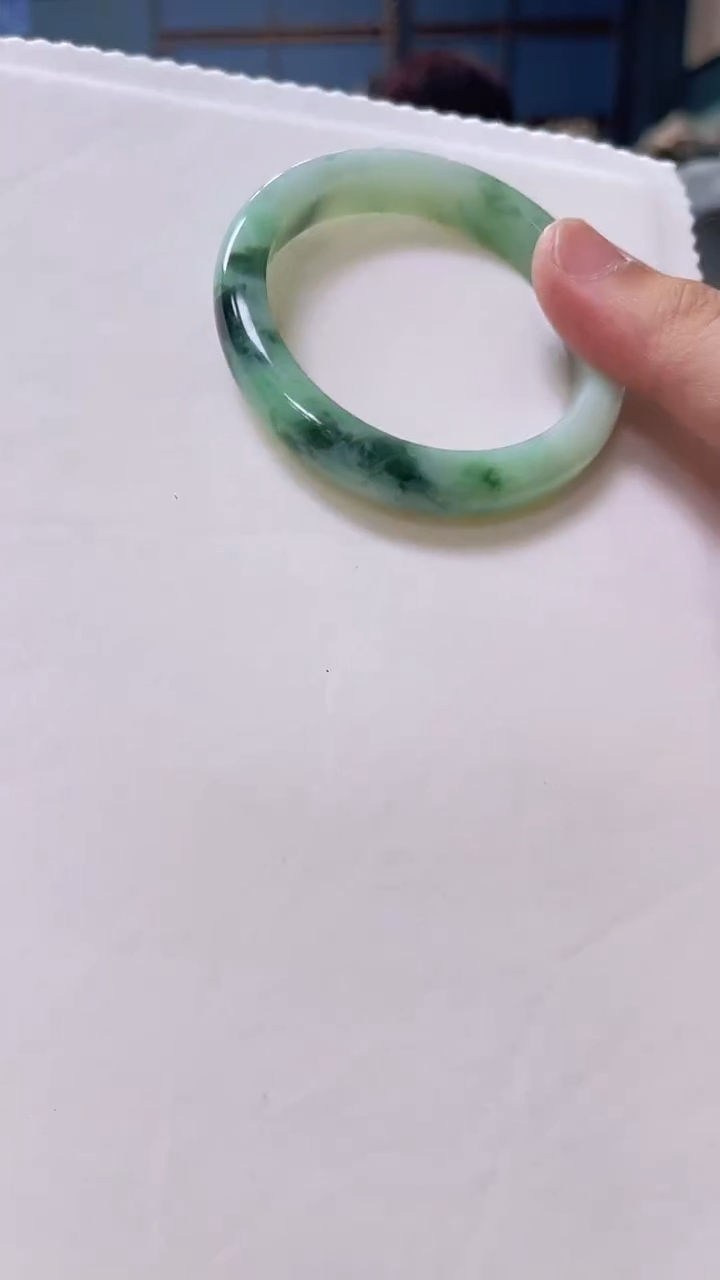 翡翠未镶嵌颈饰454号58圈口