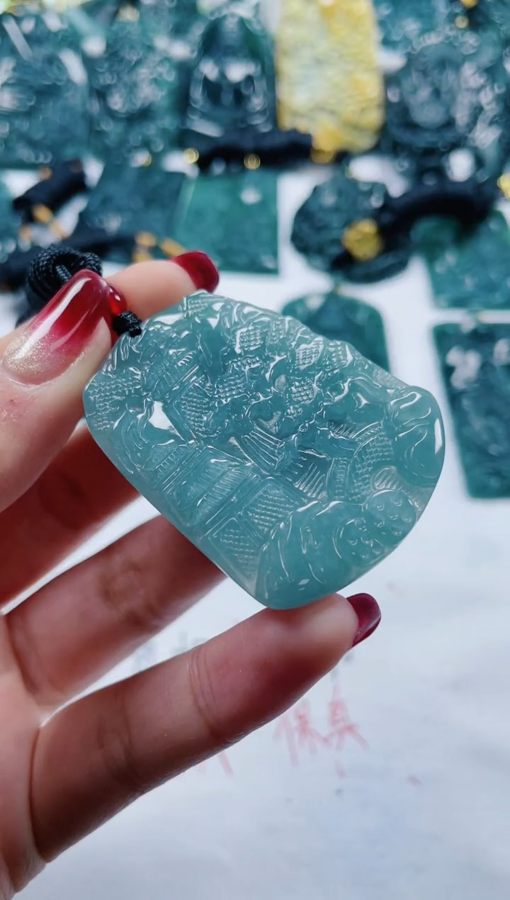 【闪购商品】翡翠颈饰未镶嵌多样性发货一件发货-大山水