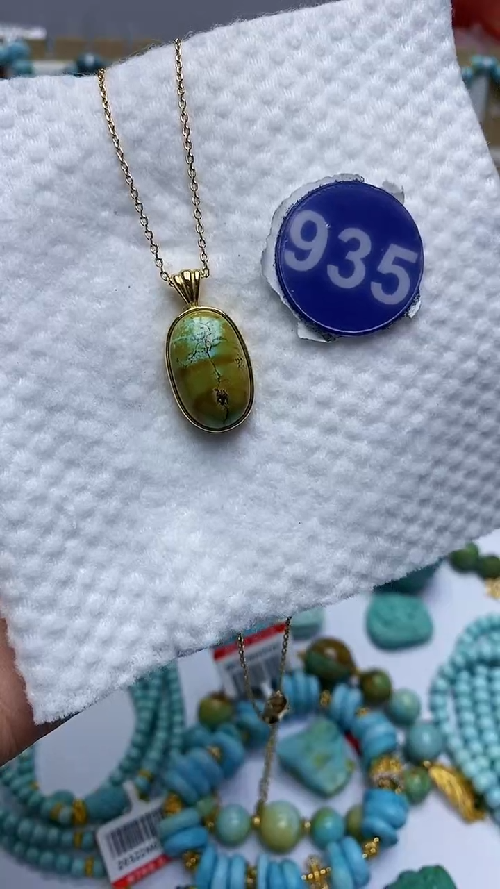 【闪购商品】绿松石项链合金935项链