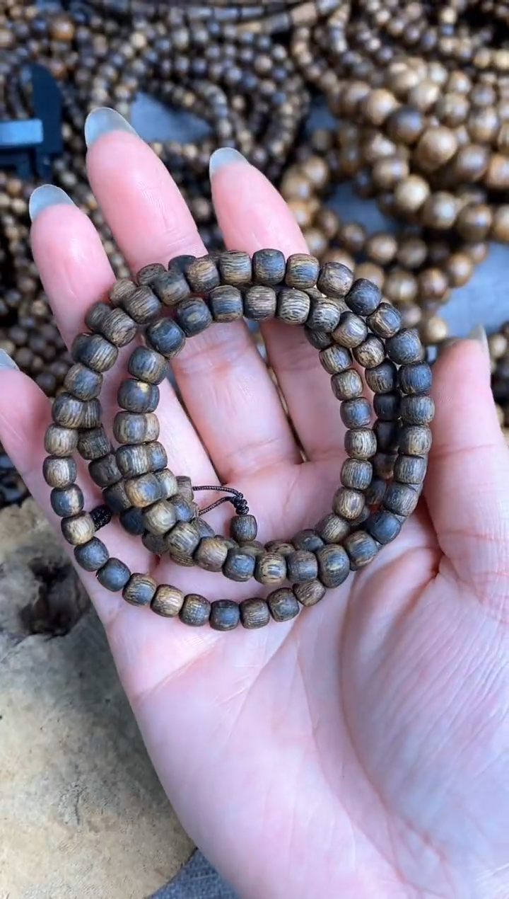 手串沉香06鼓珠多圈棋楠手串#13多样性发一