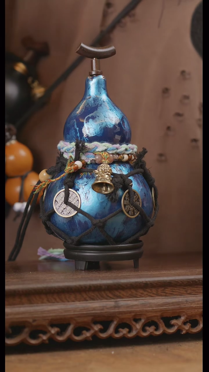 【闪购商品】257号精品天然大漆工艺防渗内胆酒葫芦~