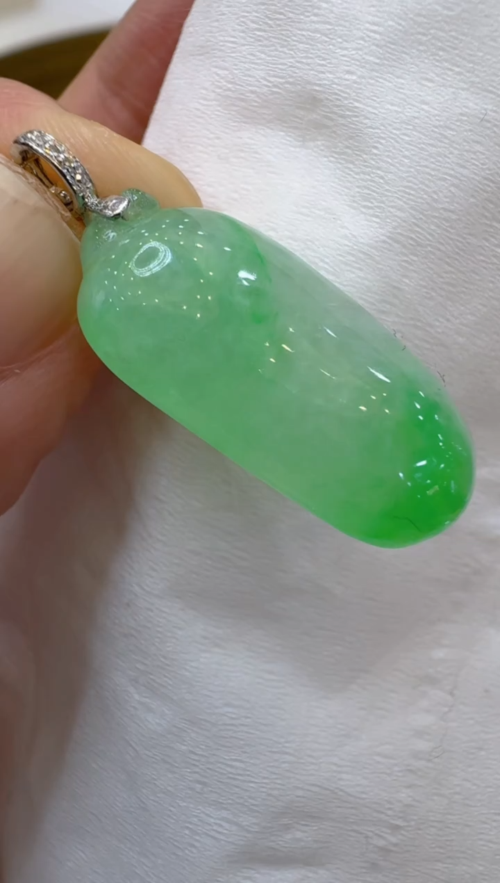 【闪购商品】翡翠吊坠(不含链)18K金镶嵌多样性团购发一件