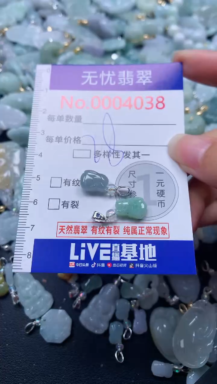 颈饰未镶嵌翡翠4038