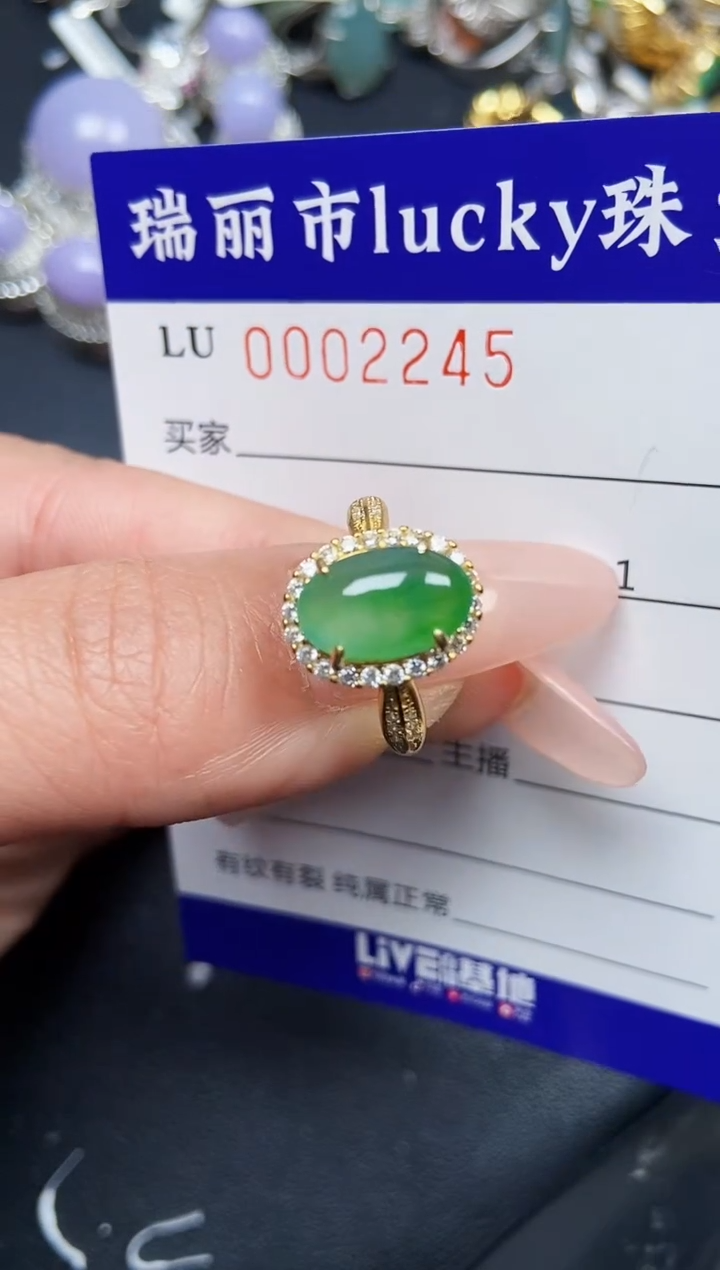 【闪购商品】翡翠颈饰银S925镶嵌2245