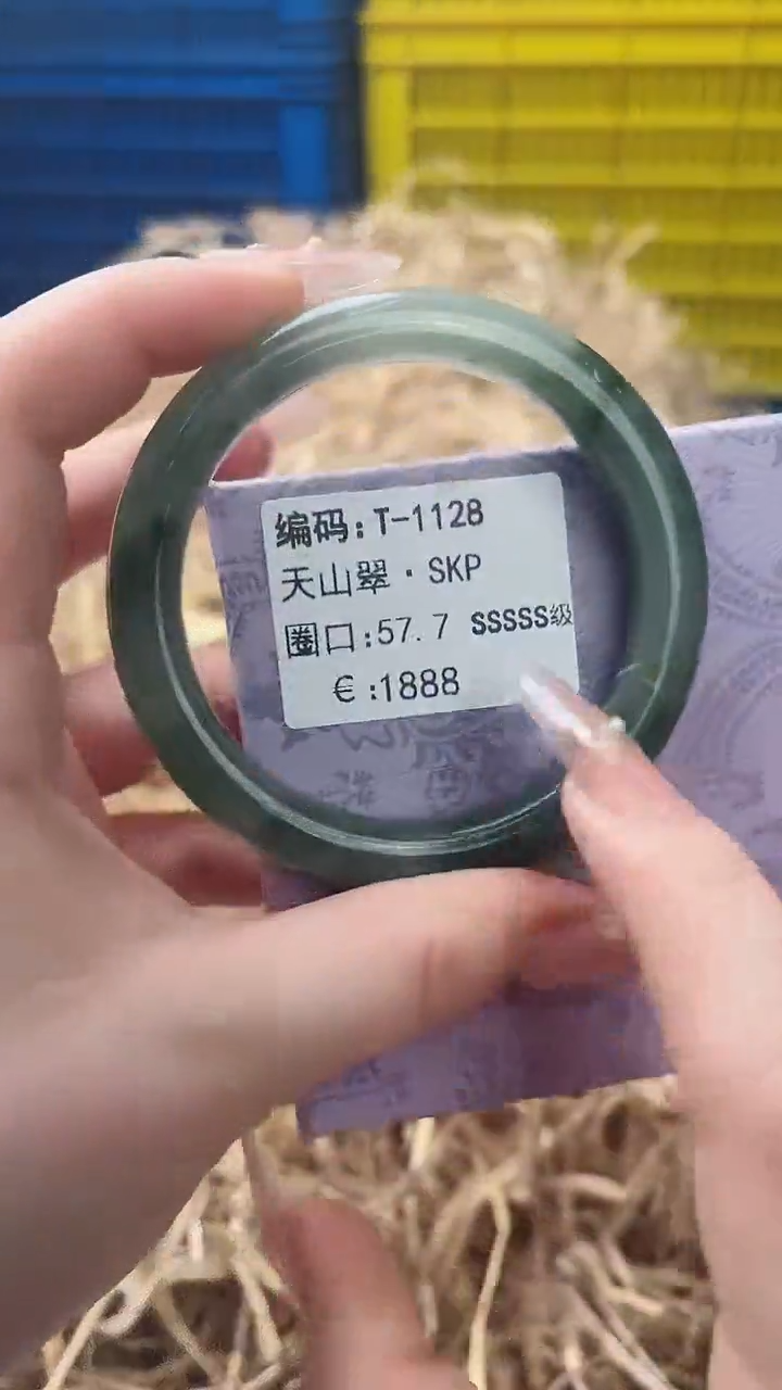 未镶嵌手镯石英质玉T-1128