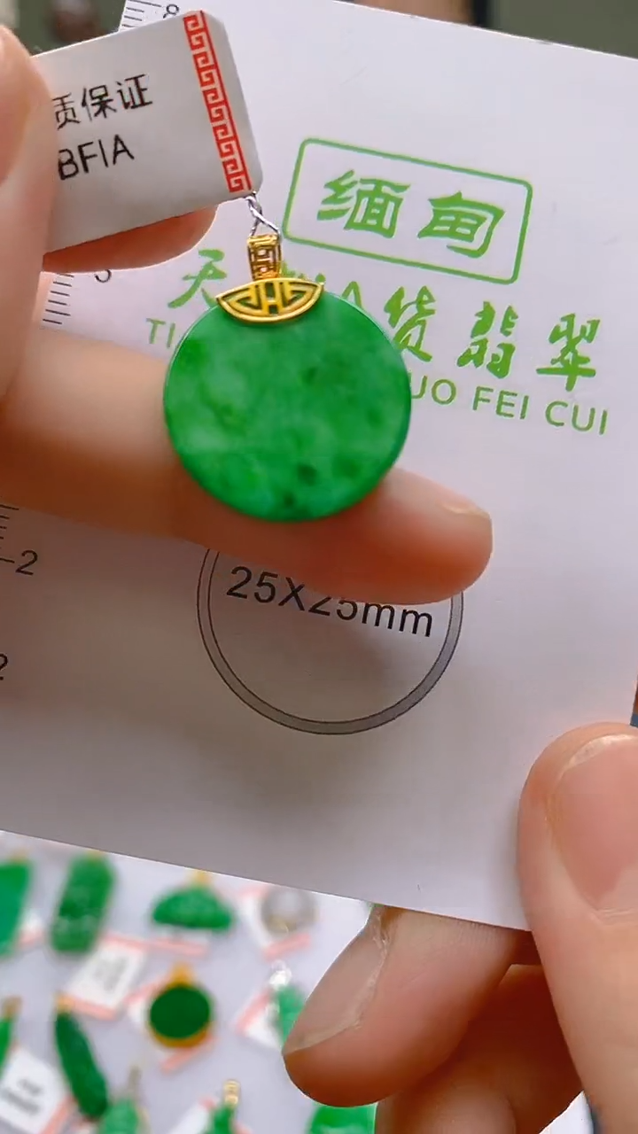 【闪购商品】翡翠颈饰18K金镶嵌 新号开播，全场乱卖