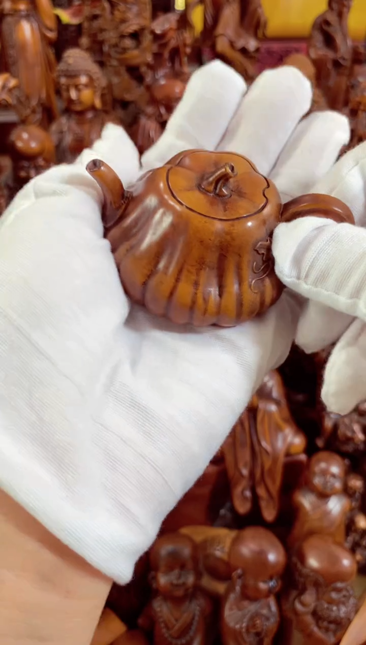 小叶黄杨小件把把壶