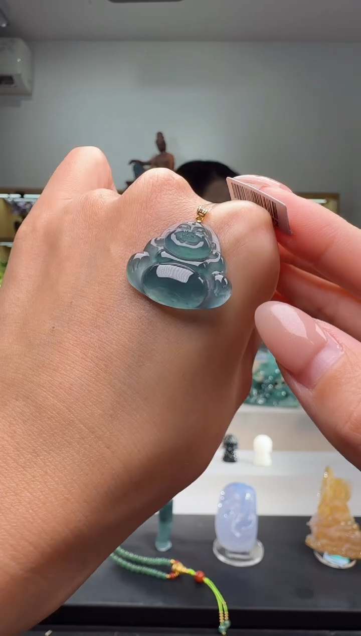 吊坠(不含链)未镶嵌翡翠佛公（多样性发其一）