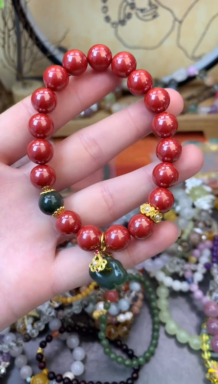 【闪购商品】玛瑙手饰未镶嵌369朱砂