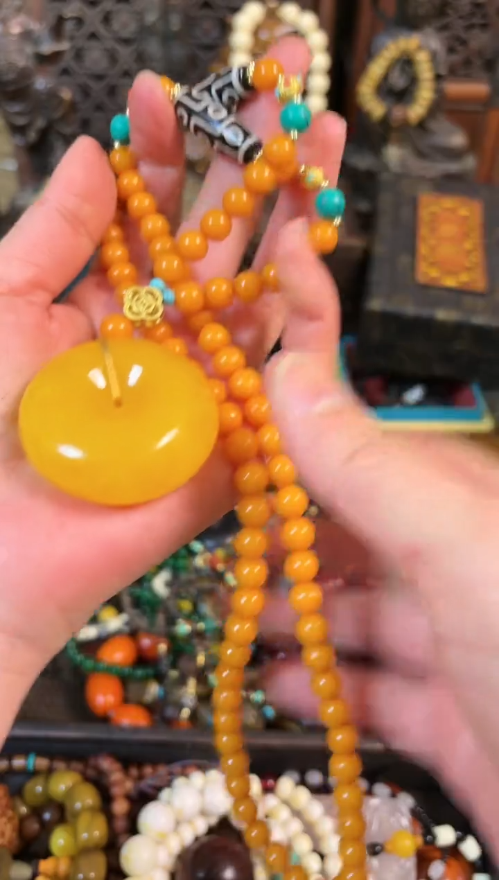 【闪购商品】蜜蜡颈饰未镶嵌闪购商品闪购商品闪购商品